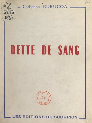 cover image of Dette de sang